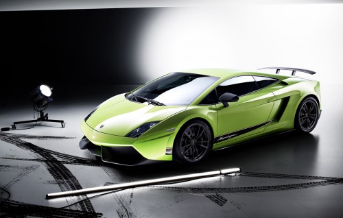 Lamborghini introduced a relieved and more powerful version of its Gallardo