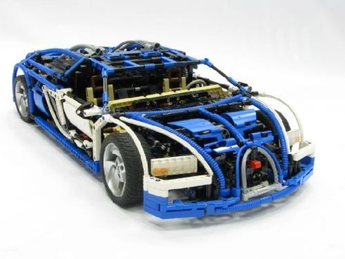 LEGO Technic Bugatti Veyron with 7+R Sequential Gearbox