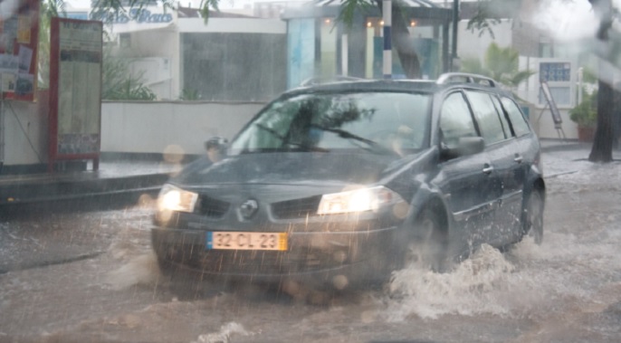 car-in-rain